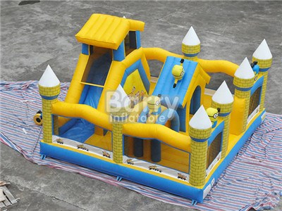 China 20 Years Factory Yellow Minions Kids Indoor Inflatable Playground Price BY-IP-082